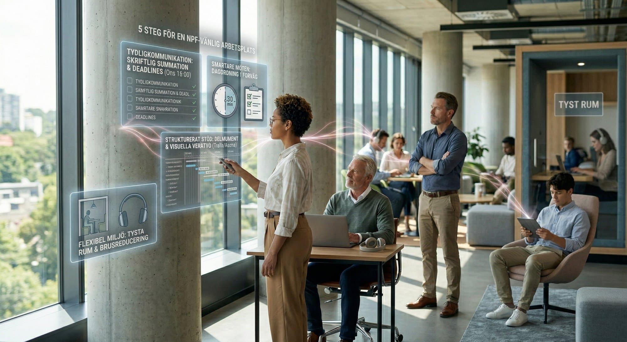 5 sätt att skapa en NPF-vänlig arbetsplats